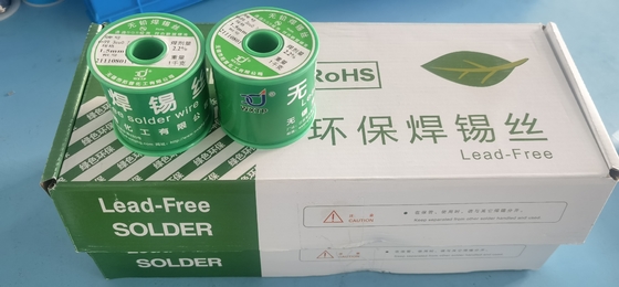 Sn99.3Cu0.7 1000g লিড ফ্রি সিলভার জল দ্রবণীয় 0.3 মিমি সোল্ডার ওয়্যার ECO